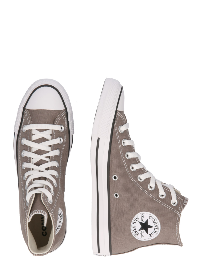 CONVERSE Sneaker înalt 'CHUCK TAYLOR ALL STAR'  gri taupe / alb