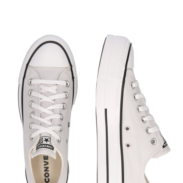 CONVERSE Sneaker low 'CHUCK TAYLOR ALL STAR'  gri deschis / alb