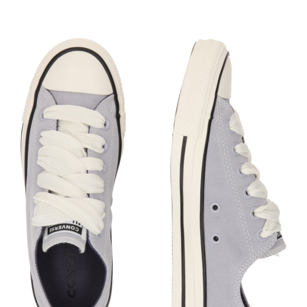 CONVERSE Sneaker low 'CHUCK TAYLOR ALL STAR'  gri / negru / alb