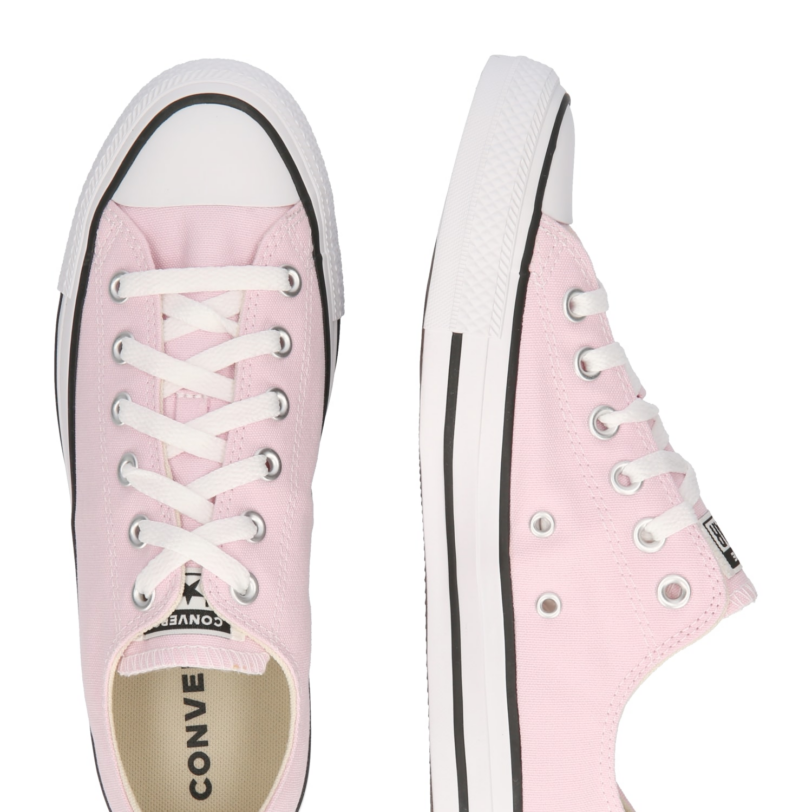 CONVERSE Sneaker low 'CHUCK TAYLOR ALL STAR'  roz / negru / alb
