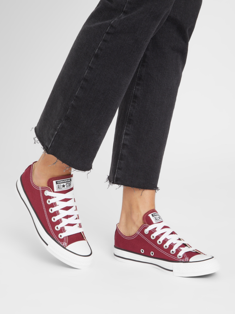 Preţ CONVERSE Sneaker low 'Chuck Taylor All Star Ox'  roșu carmin / alb