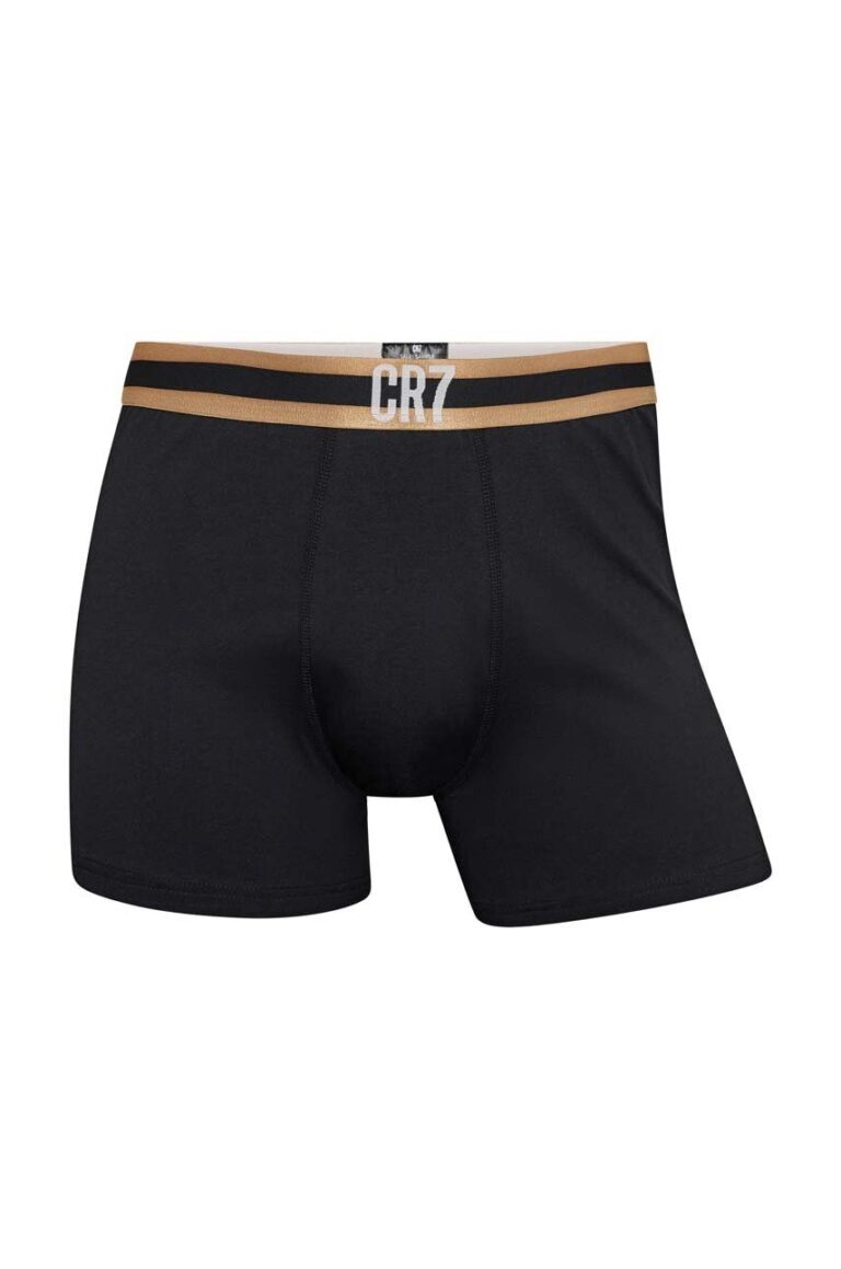 CR7 Cristiano Ronaldo boxeri de bumbac 3-pack culoarea negru preţ