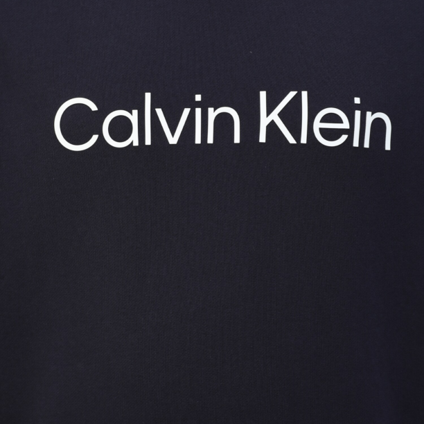 Calvin Klein Big & Tall Bluză de molton 'Hero'  albastru noapte / alb preţ