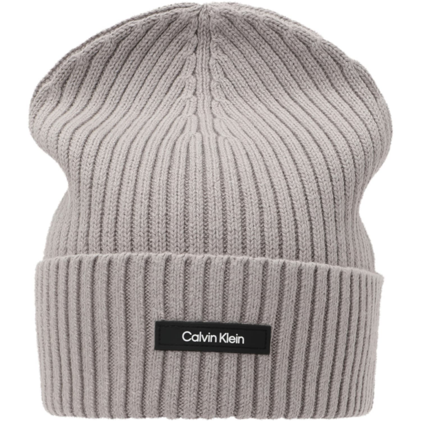 Calvin Klein Căciulă 'CLASSIC'  gri / negru