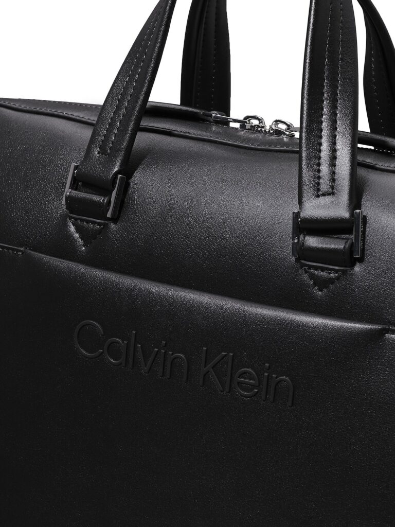 Calvin Klein Geantă laptop  negru preţ