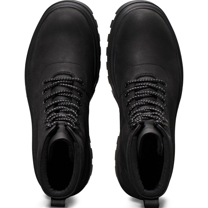 Calvin Klein Jeans Bocanci cu șireturi  negru preţ