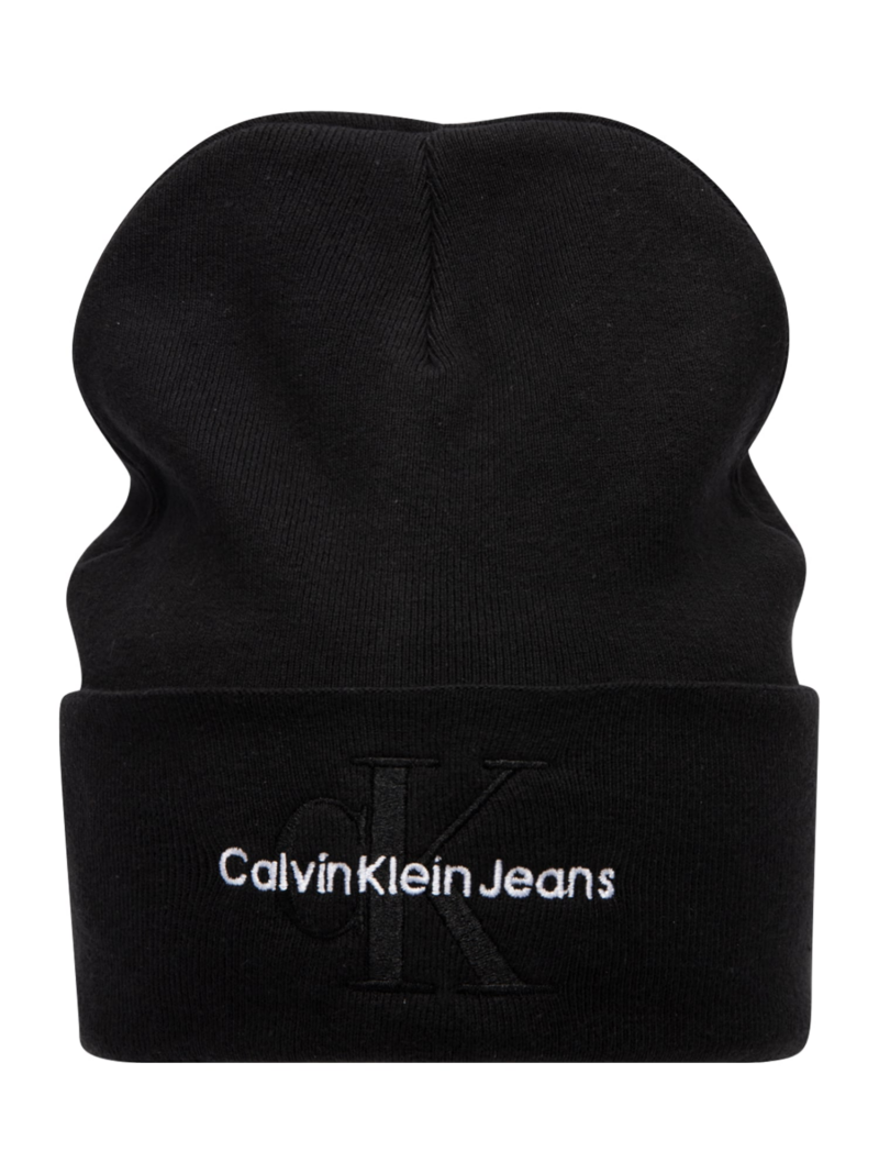 Calvin Klein Jeans Căciulă  negru / alb