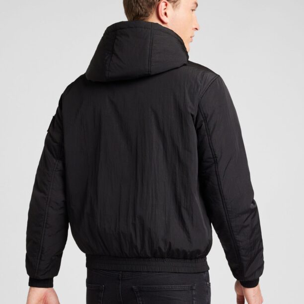 Cumpăra Calvin Klein Jeans Geacă de primăvară-toamnă 'HARRINGTON'  negru / alb