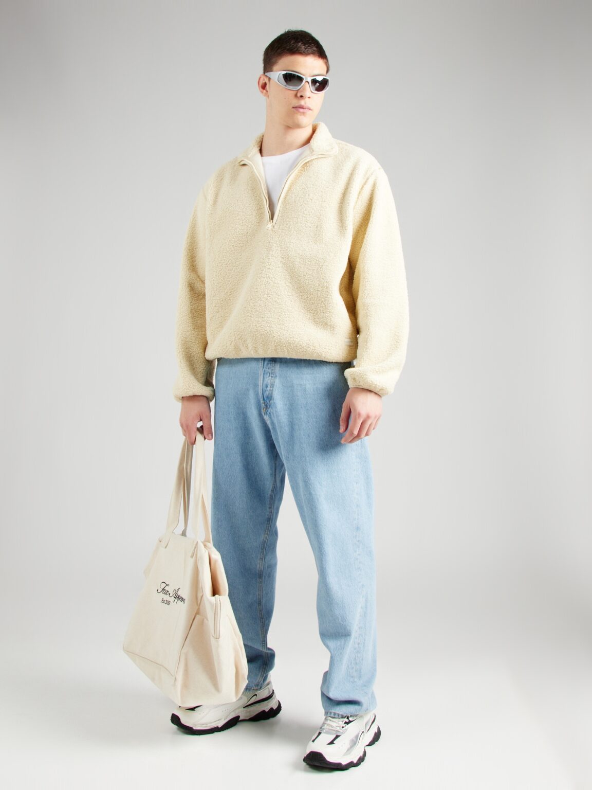 Cumpăra Calvin Klein Jeans Jachetă  fleece  bej / sângeriu