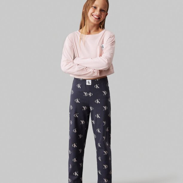 Calvin Klein Jeans Pijamale  albastru noapte / roz