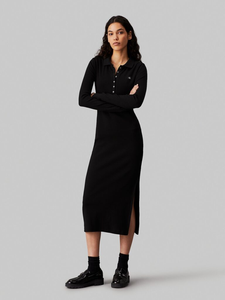 Calvin Klein Jeans Rochie tricotat  negru