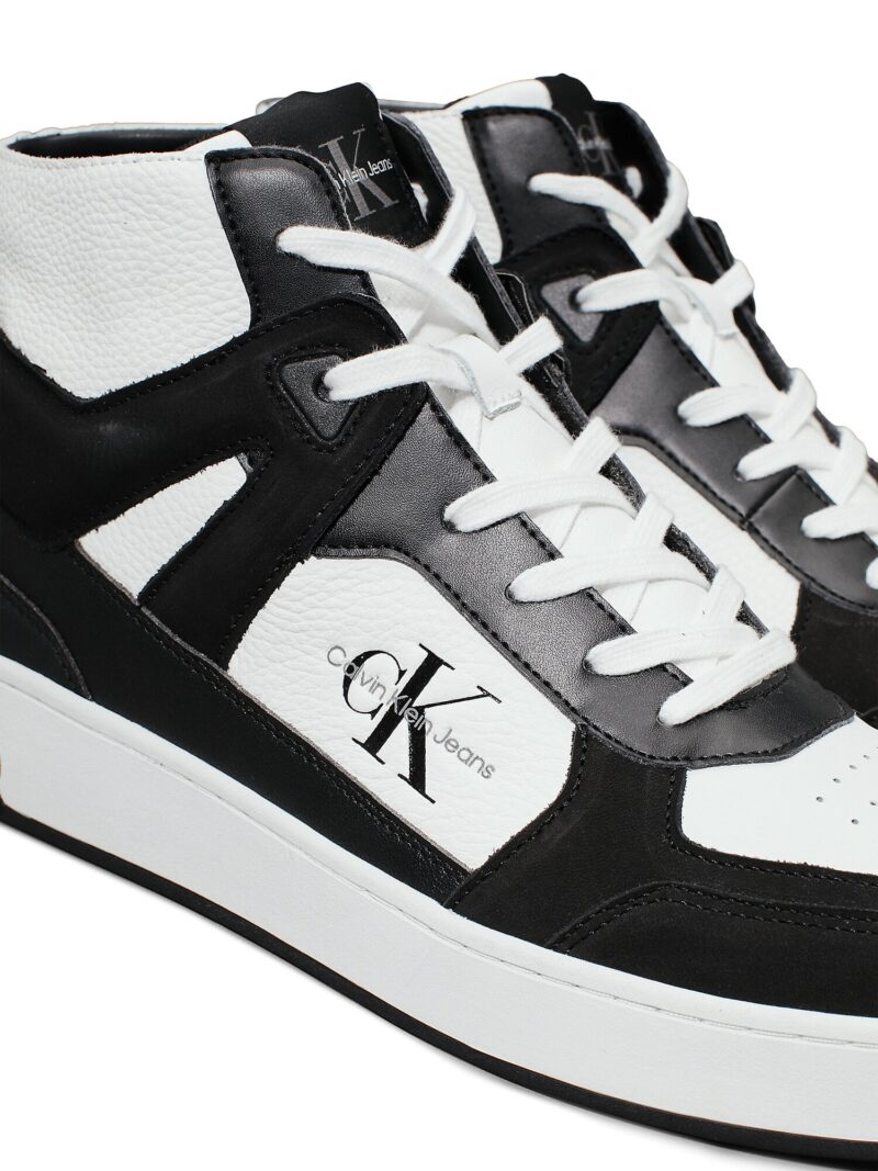 Original Calvin Klein Jeans Sneaker înalt  negru / alb