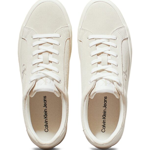 Calvin Klein Jeans Sneaker low  alb / alb murdar preţ