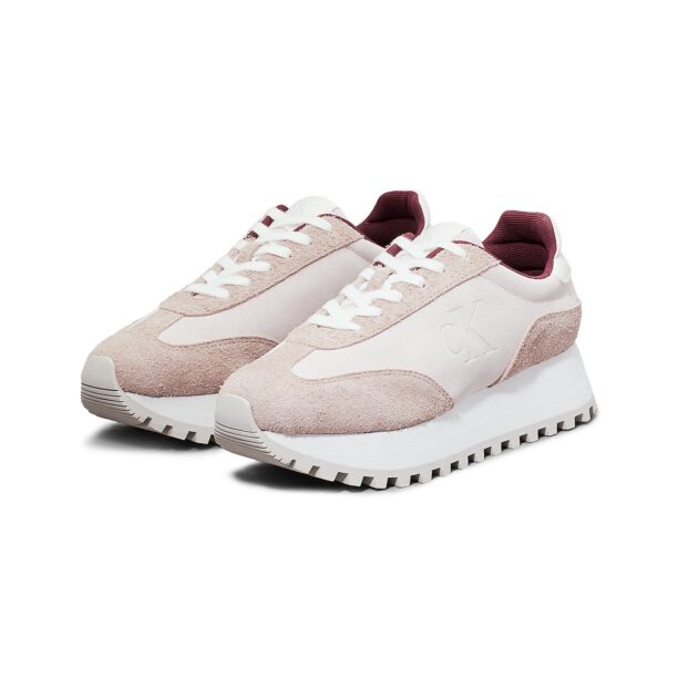 Calvin Klein Jeans Sneaker low  mauve / alb murdar