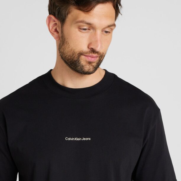 Preţ Calvin Klein Jeans Tricou 'CITY GRID MAP'  negru / alb