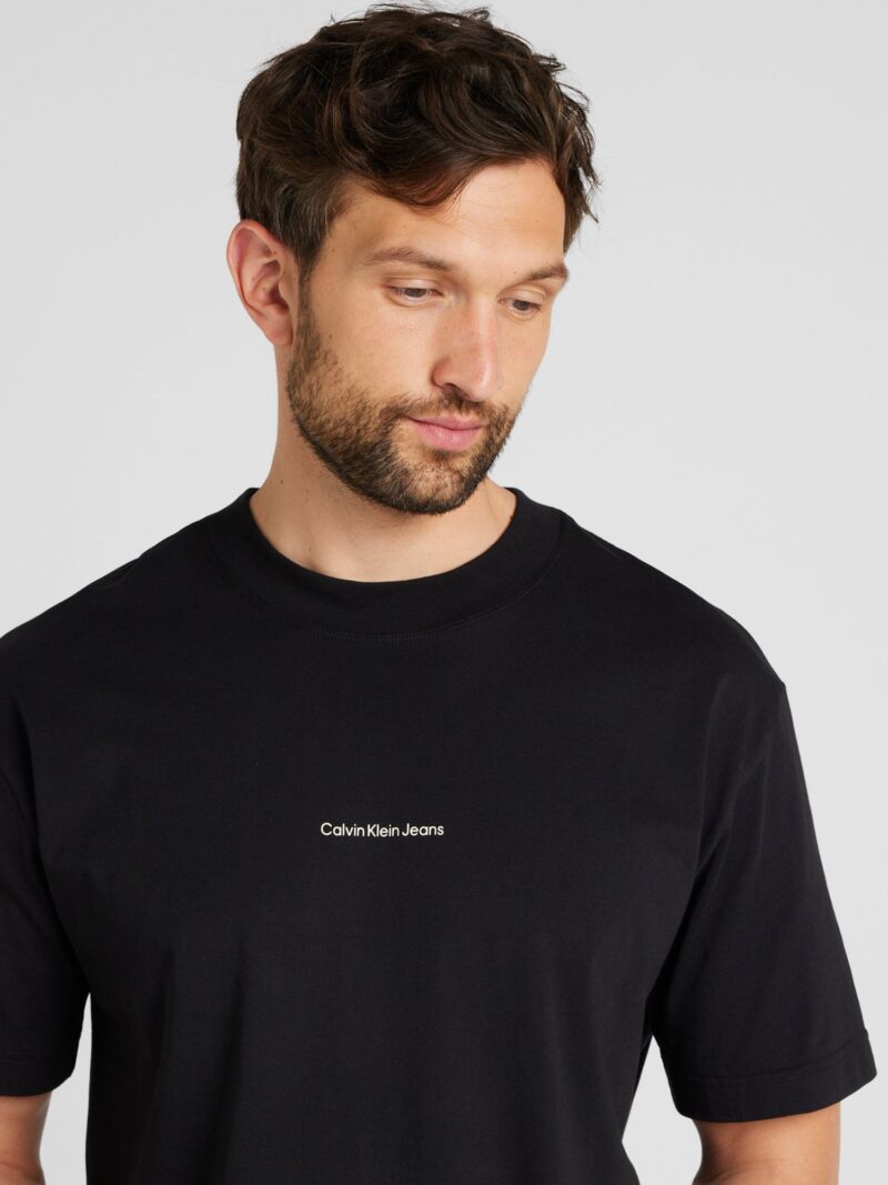 Preţ Calvin Klein Jeans Tricou 'CITY GRID MAP'  negru / alb