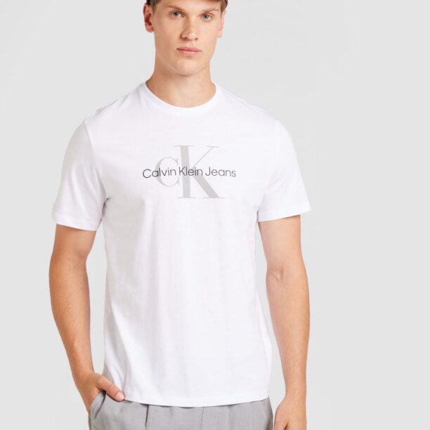 Calvin Klein Jeans Tricou 'HERO'  gri / negru / alb preţ