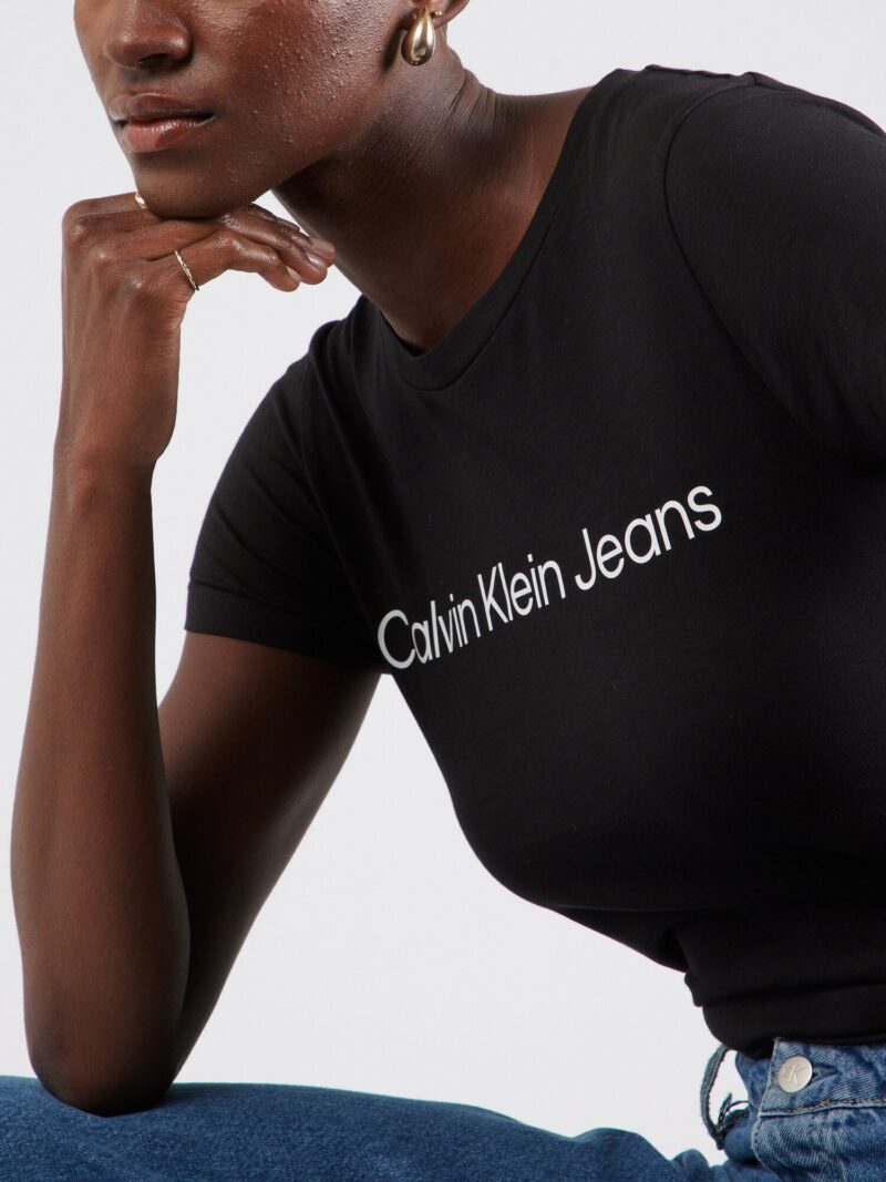 Preţ Calvin Klein Jeans Tricou  albastru noapte / negru / alb