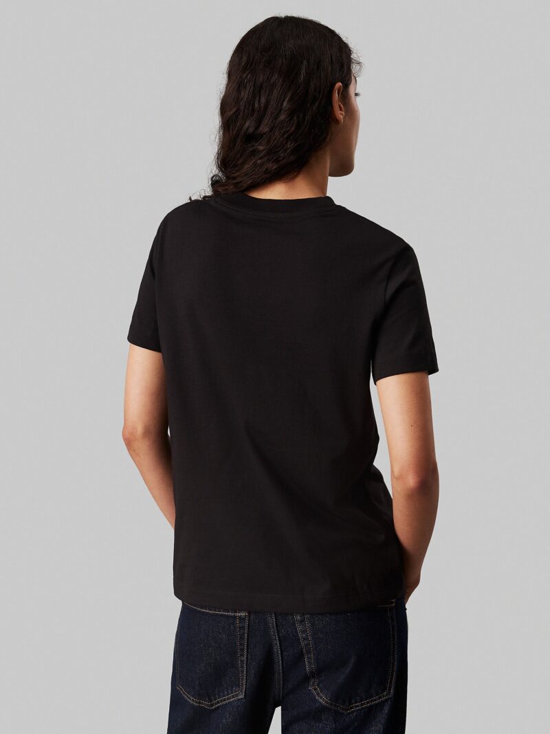 Calvin Klein Jeans Tricou  negru / alb preţ