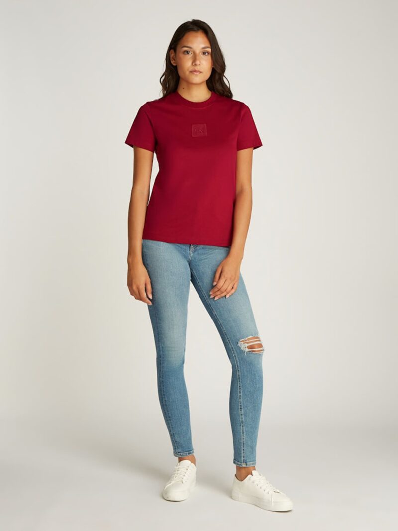 Cumpăra Calvin Klein Jeans Tricou  roșu bordeaux