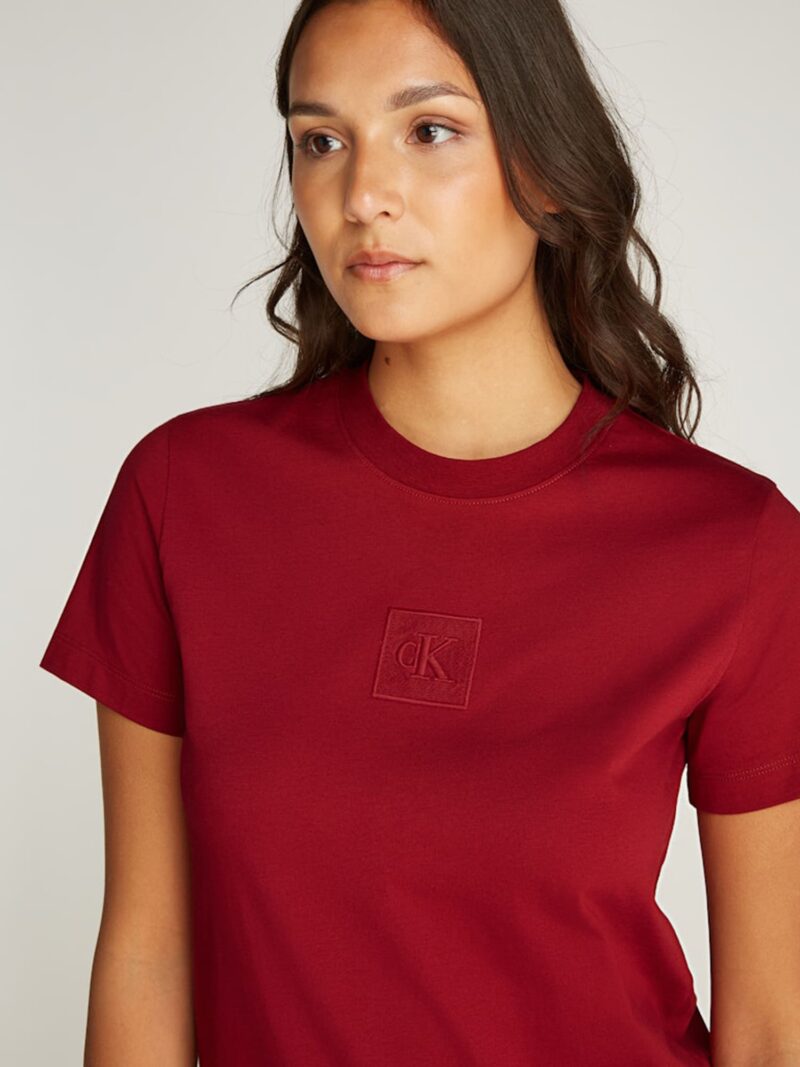 Original Calvin Klein Jeans Tricou  roșu bordeaux