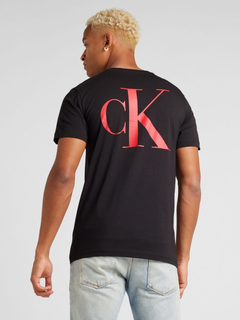 Calvin Klein Jeans Tricou  roșu / negru preţ