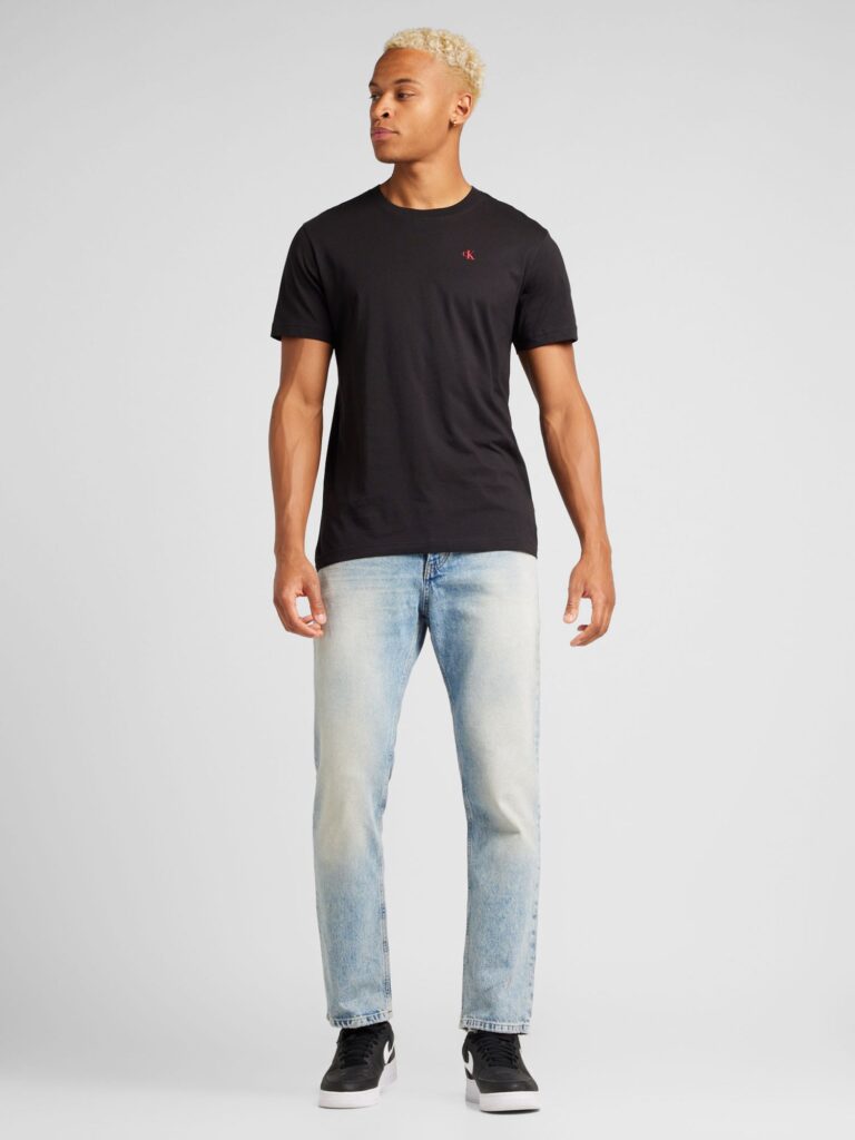 Cumpăra Calvin Klein Jeans Tricou  roșu / negru