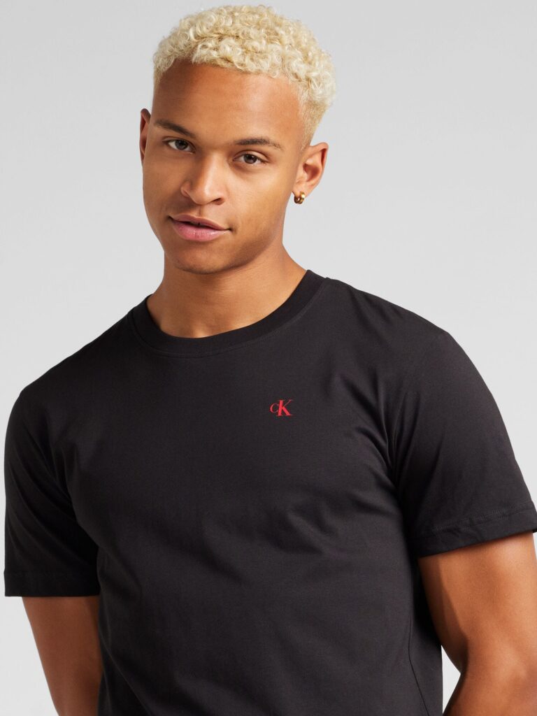 Preţ Calvin Klein Jeans Tricou  roșu / negru