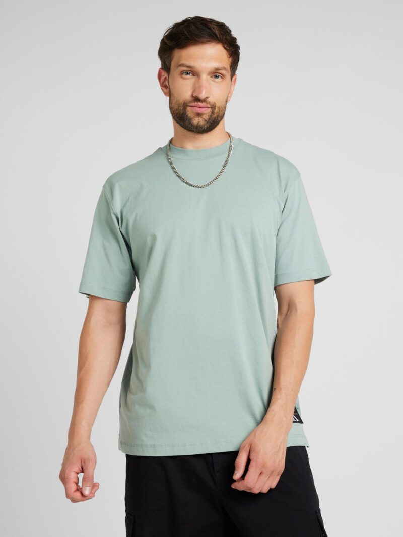 Calvin Klein Jeans Tricou  verde pastel / negru / alb