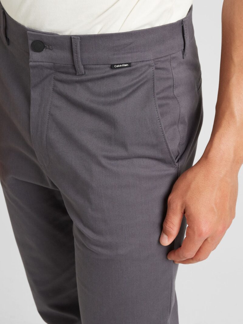 Calvin Klein Pantaloni eleganți  gri amestecat