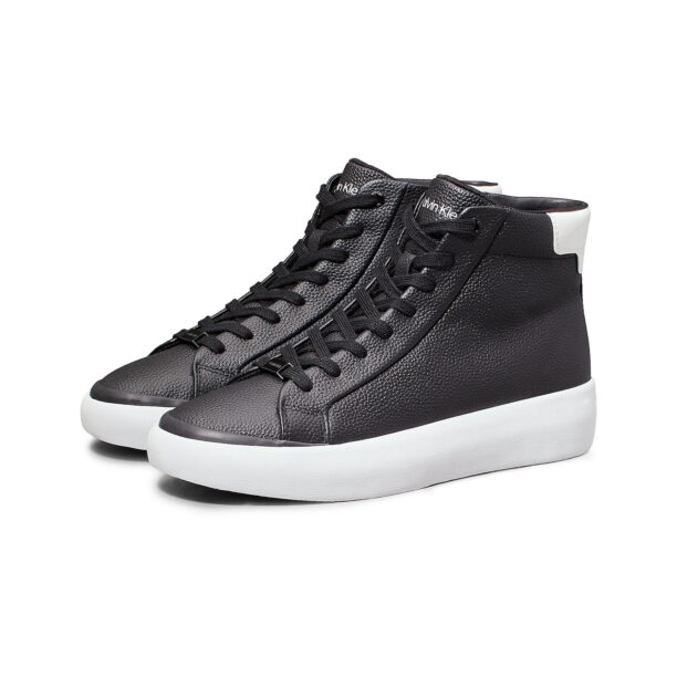 Calvin Klein Sneaker înalt 'VULC'  negru / alb