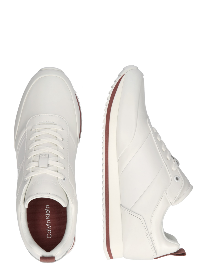 Calvin Klein Sneaker low  castaniu / alb