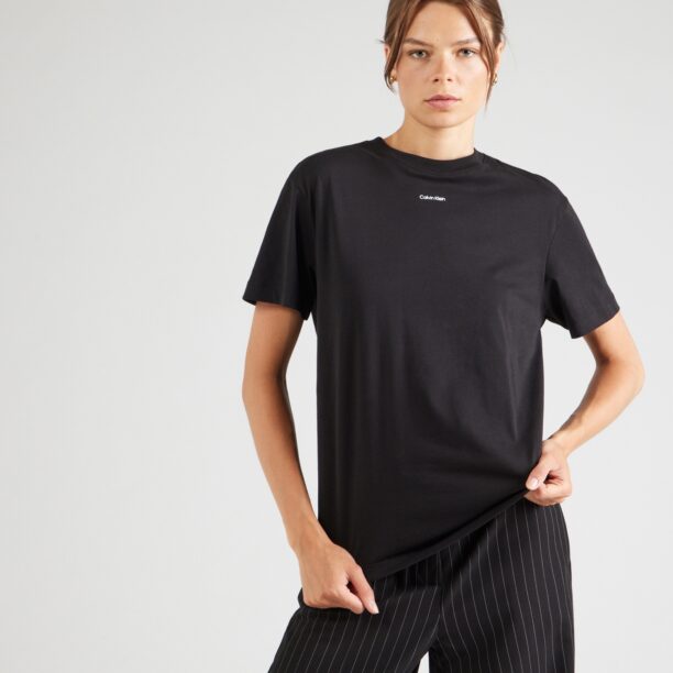 Calvin Klein Tricou  negru / alb