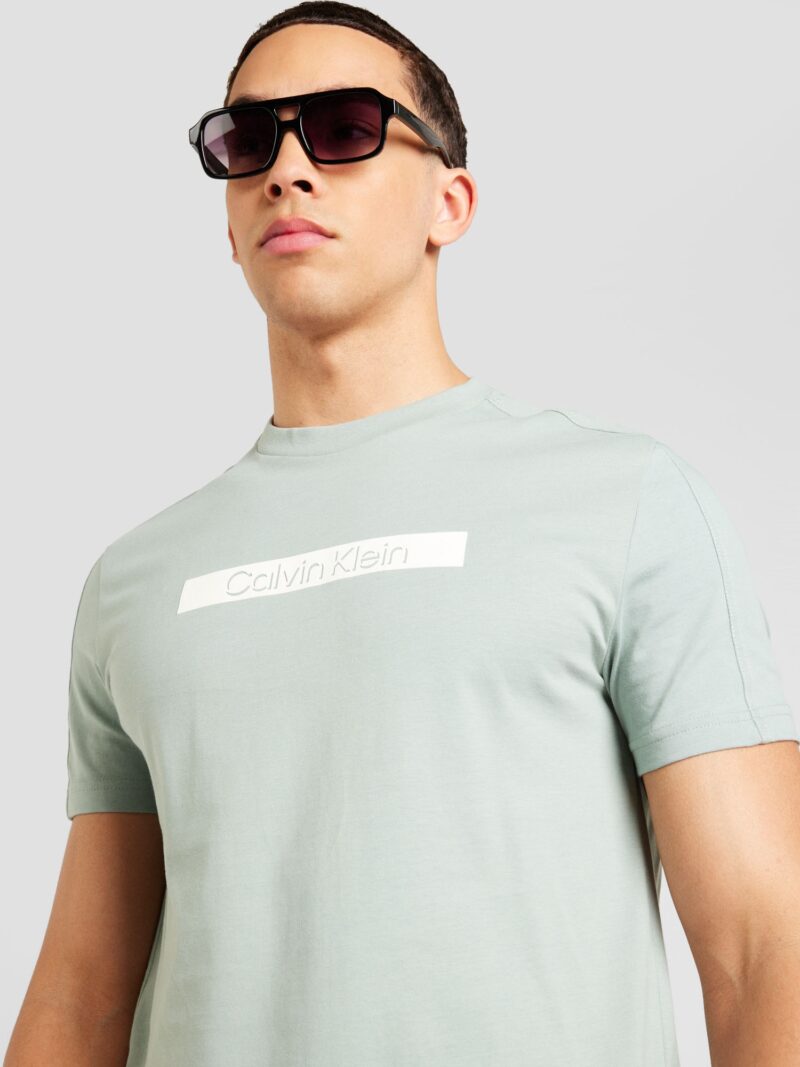 Cumpăra Calvin Klein Tricou  verde mentă / alb