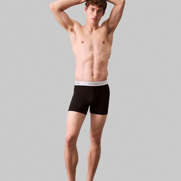 Calvin Klein Underwear Boxeri  gri amestecat / negru / alb