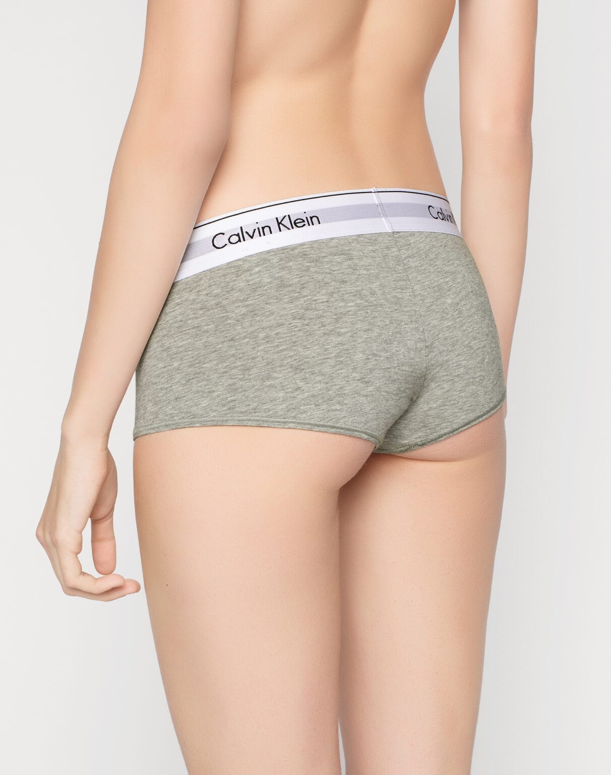Calvin Klein Underwear Chiloți 'Boyshort'  gri amestecat / negru / alb preţ