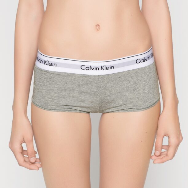 Calvin Klein Underwear Chiloți 'Boyshort'  gri amestecat / negru / alb