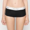 Calvin Klein Underwear Chiloți 'Boyshort'  gri deschis / negru / alb