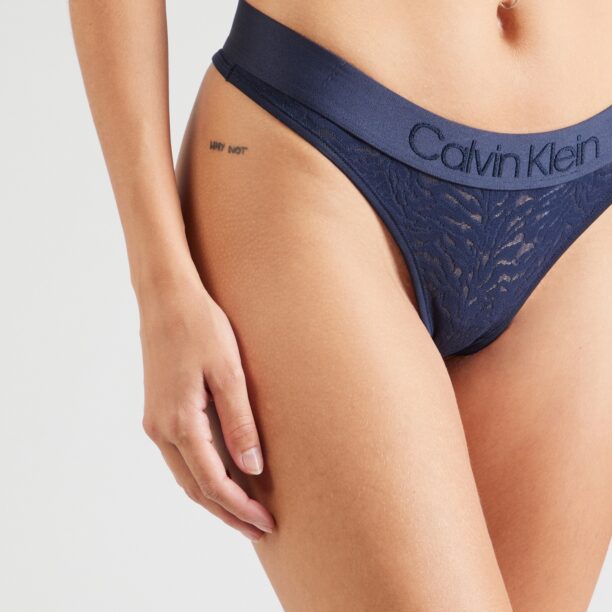 Calvin Klein Underwear Tanga  bleumarin