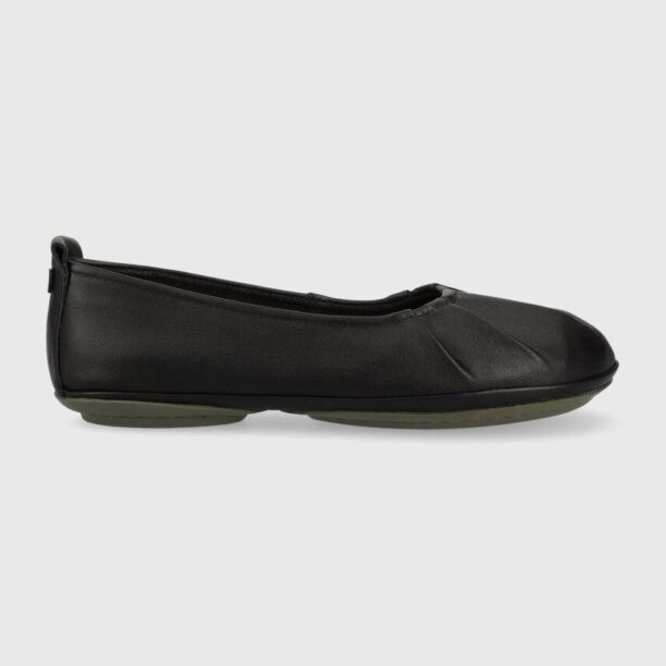 Camper balerini de piele Right Nina culoarea negru