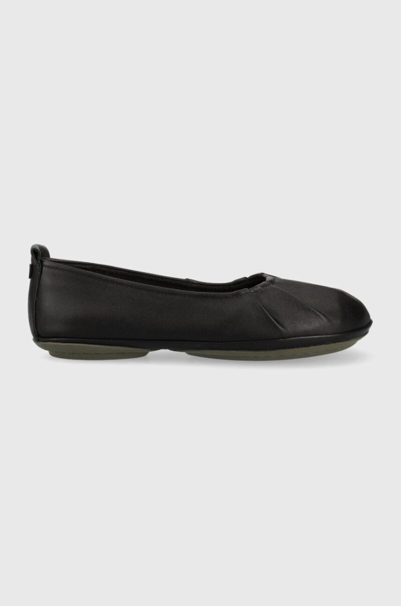 Camper balerini de piele Right Nina culoarea negru