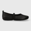 Camper balerini de piele Right Nina culoarea negru