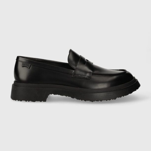 Camper mocasini de piele Walden culoarea negru