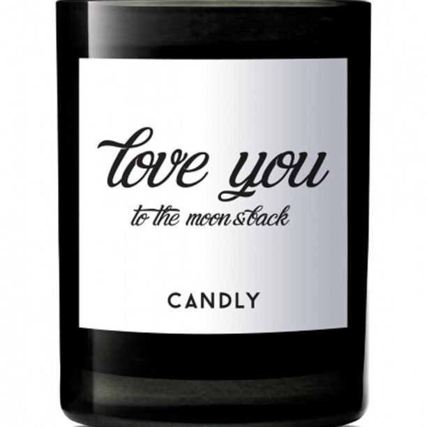 Candly - Lumanare parfumata de soia Love you to the moon and back 250 g