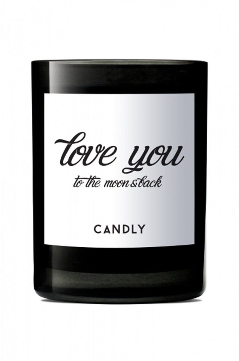 Candly - Lumanare parfumata de soia Love you to the moon and back 250 g