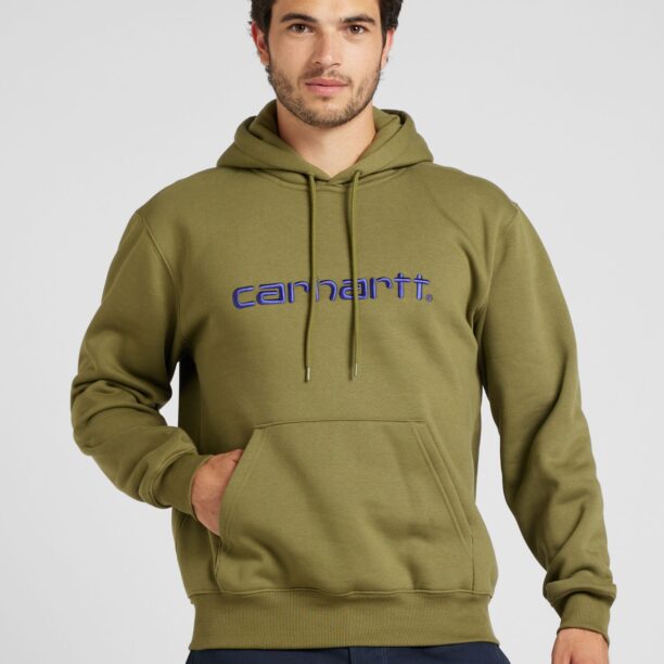 Carhartt WIP Bluză de molton  albastru marin / oliv preţ