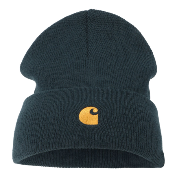 Carhartt WIP Căciulă 'Chase'  albastru marin / portocaliu