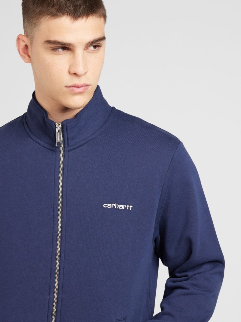 Carhartt WIP Hanorac  bleumarin / alb