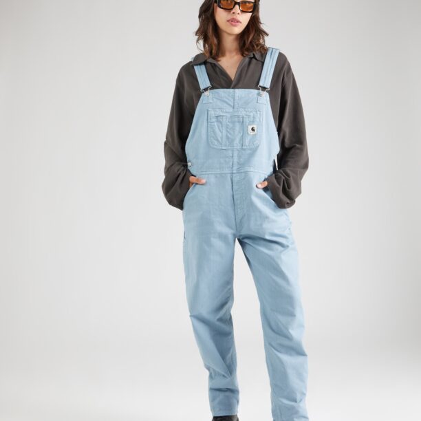 Carhartt WIP Salopetă 'Norris Bib'  albastru deschis / alb