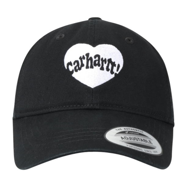 Carhartt WIP Șapcă 'Amour'  negru / alb